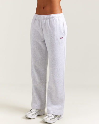 Omni Straight Leg Trackpants (Petite) - Grey Marle/Cherry Cola